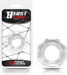 IntoYou Beast Rings Polygon Cock Ring Cock Ring Schwanz Silikon Clear