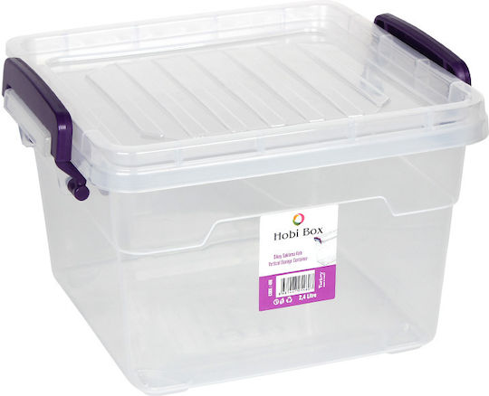 Homeplus Lunchbox Kunststoff Transparent 2400ml 1Stück