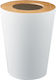 Pam & Co Rin Office Metal Waste Bin 5lt White 23x23x28cm
