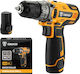 Deko DKCD12XL01-H5S2 Δραπανοκατσάβιδο Μπαταρίας 12V 2x1.5Ah