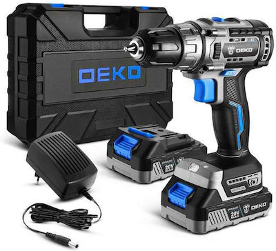 Deko Drill Driver Battery Brushless 20V 2x2Ah