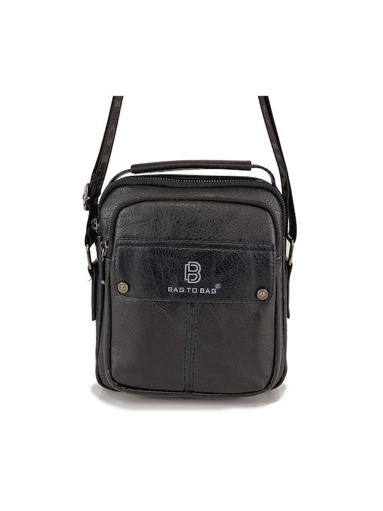 Bag to Bag Ανδρική Τσάντα Ώμου / Χιαστί σε Μαύρο χρώμα