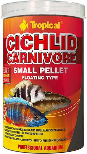 Tropical Carnivore Τροφή για Ψάρια Κιχλίδες 1000ml