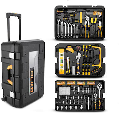 Deko DKMT258 Tool Case with 258 Tools