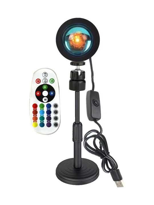 Projector Διακοσμητικό Φωτιστικό LED RGB Sunset