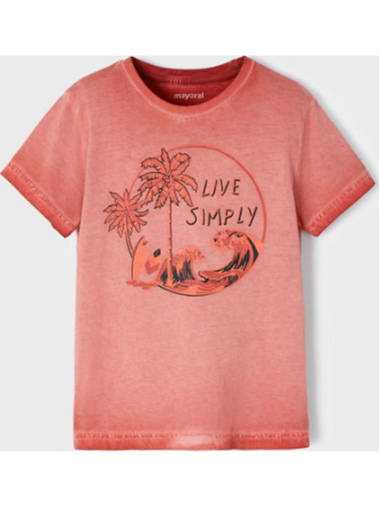 Kinder-T-Shirt Braun Live Simply