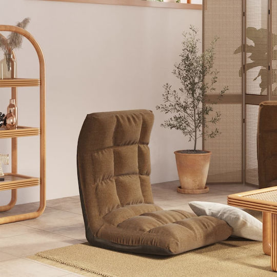 Multifunctional Bean Bag Chair Waterproof Brown 50x64x58cm
