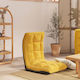 Multifunctional Bean Bag Chair Waterproof Mustard 50x64x58cm