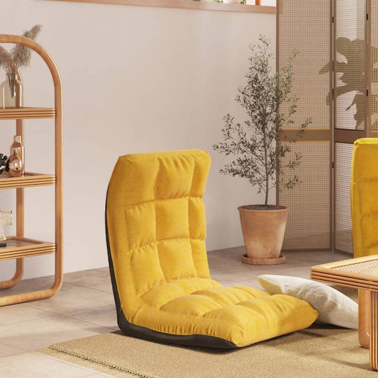 Multifunctional Bean Bag Chair Waterproof Mustard 50x64x58cm