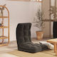 Multifunctional Bean Bag Chair Waterproof Black 50x64x58cm