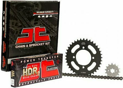 JT Sprockets Kit lanț și pinion HDR (14-36-428) pentru Honda Supra 125 X