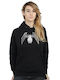 Pegasus Spider Logo Hanorac cu glugă Negru