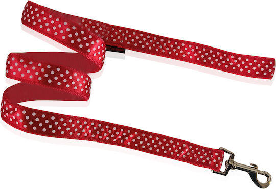 Pet Interest Каишка/Водач за Куче Каишка Single Layer Dots Теквондо каска в Червен цвят 1.2m x 1.5cm