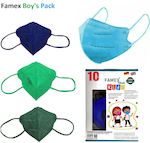 Famex Disposable Protective Mask FFP2 Boy Mix 8pcs