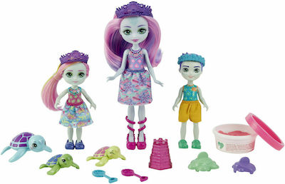 Mattel Tinsley Turtle Family Set de păpuși Enchantimals