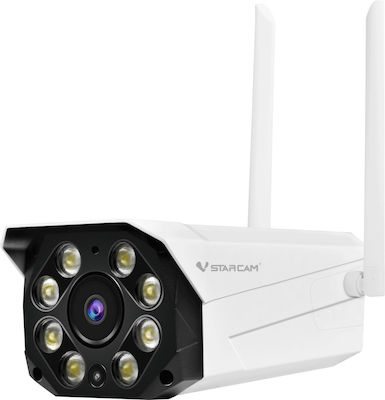 Vstarcam IP Cameră de Supraveghere Wi-Fi 3MP Full HD+ Rezistentă la apă cu Comunicare Bidirecțională și cu Lanternă 3.6mm