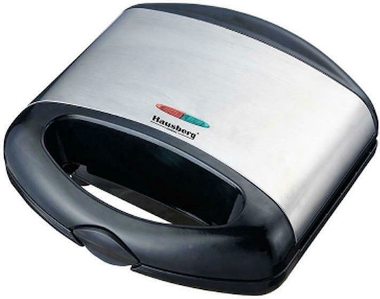 Hausberg HB-3520 Sandwich Maker for for 2 Sandwiches Sandwiches 750W Inox