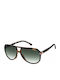 Carrera Unisex Sunglasses With Brown Tartaruga Horn-Rimmed Frame And Grey Gradient Lens 1045/S 0869K