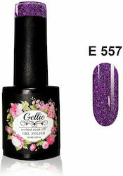 Gellie Хибриден Лак за Нокти E 557 с Glitter 10...