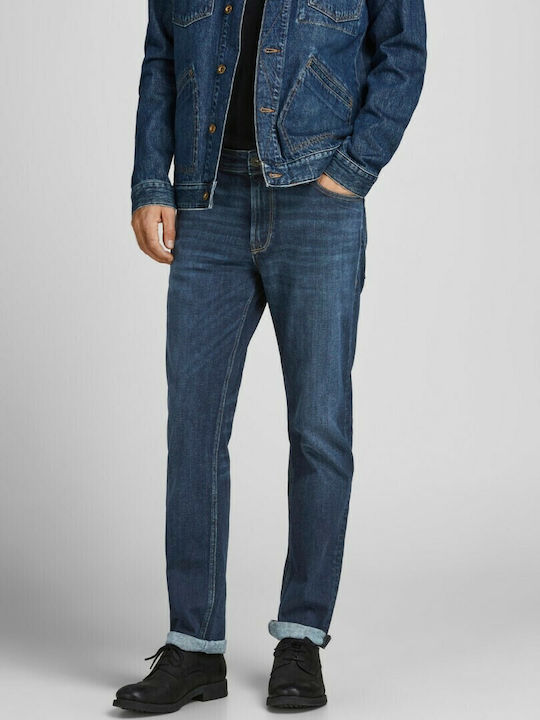 Herren Jeanshose Elastisch Marineblau