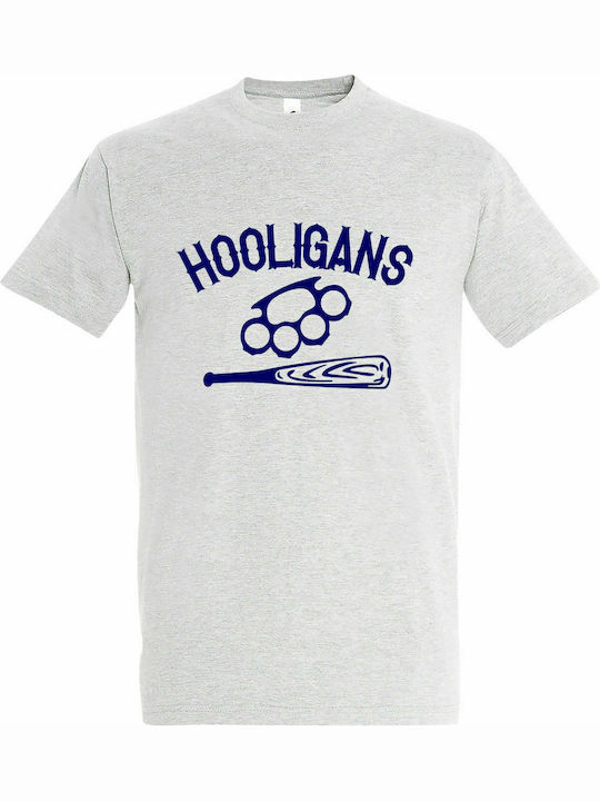 T-shirt Unisex " HOOLIGANS ", Ash