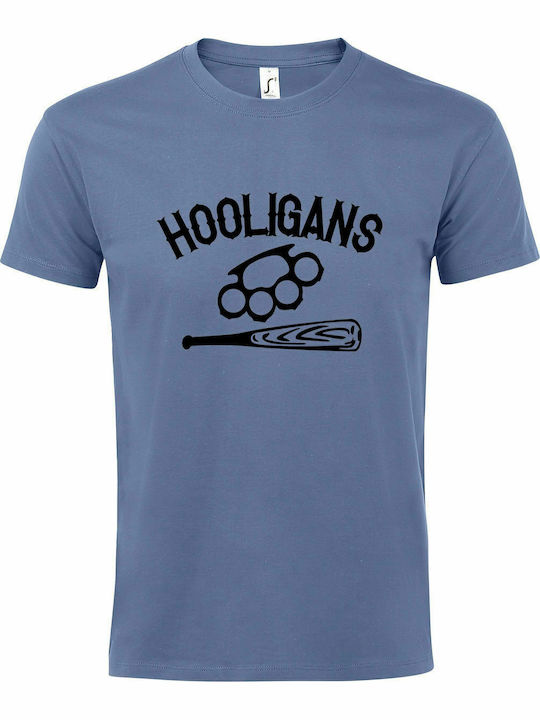 T-shirt Unisex " HOOLIGANS ", Blue