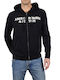Black Hooded Cardigan