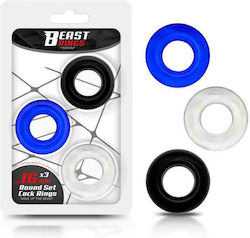 IntoYou Beast Rings Round Set Cock Rings 16mm