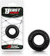 IntoYou Beast Rings Stripped Cock Ring 1.9cm Black