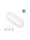GloboStar Homie Wall-Mounted Outdoor Ceiling Light LED IP65 11W with Natural White Light 17x7x4.5εκ.