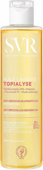 SVR Laboratoire Topialyse Reinigendes Öl für Gesicht & Körper für Trockene & Empfindliche Haut 200ml