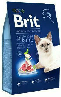Brit Premium By Nature Sterilized Ξηρά Τροφή για Στειρωμένες Γάτες με Ευαίσθητο Ουροποιητικό με Αρνί 1.5kg