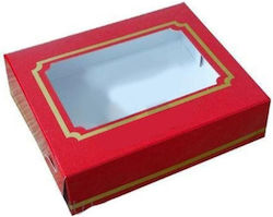 Κουτί με Παράθυρο Κόκκινο 10000gr 300τμχ