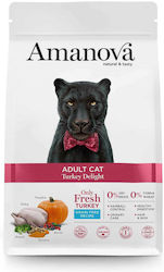 Amanova Adult Delight Trockenfutter für erwachsene Katzen mit Türkei 1.5kg