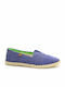 Leather Men's Espadrilles in Blue Color