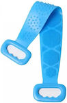 Silica Gel Bath Towel Exfoliating Back Bath Brush Blue