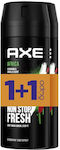 Axe Africa Non Stop Fresh Αποσμητικό 48h σε Spray 2x150ml