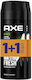 Axe Africa Non Stop Fresh Дезодорант 48ч Спрей 2x150мл