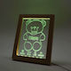 World of Wood LED Kinder Dekorative Lampe Bärchen Transparent 17x21cm