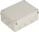 Marlanvil Surface Mounted Electrical Box Branching Watertight IP65 in Gray Color
