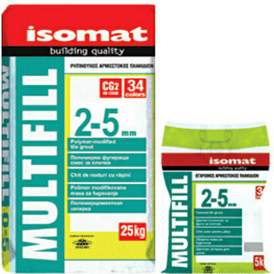 Isomat Multifill 2-5 Αρμόστοκος 10 Σκούρο Γκρι 5kg