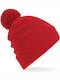 Snowstar Pom Pom Beanie Ανδρικός Σκούφος Πλεκτός Classic Red