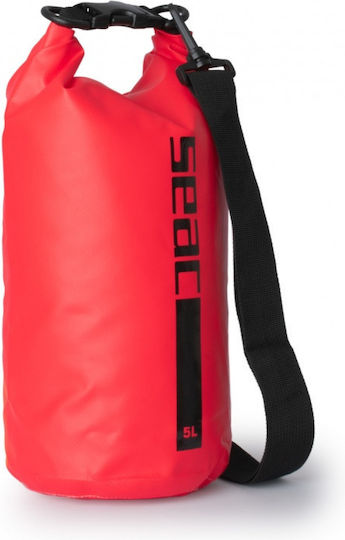 Seac Wasserdichte Tasche Umhängetasche mit einer Kapazität von 5 Litern Rot