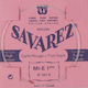 Savarez Traditionals Rote Einzel Nylon Klassisc...