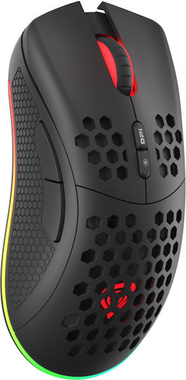 Genesis Zircon 550 Ασύρματο RGB Gaming Ποντίκι 8000 DPI Μαύρο