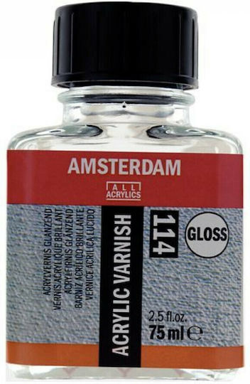 Royal Talens Amsterdam 114 Acrylic Glossy Βερνίκι Ζωγραφικής 75ml 2τμχ
