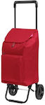 Argo Metallisch Einkaufswagen Klappbar Rot 30x36x94cm