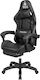Kruger & Matz Warrior GX-150 Gaming Stuhl mit Fußstütze Schwarz
