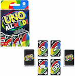 Mattel Επιτραπέζιο Παιχνίδι Uno All Wild για 2-10 Παίκτες 7+ Ετών