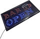 Κυλιόμενη Πινακίδα LED Μονής Όψης 50x26cm Κόκκινο / Μπλε